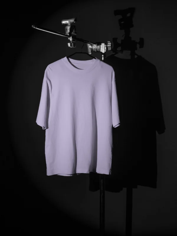 Men’s Lavender Oversized T-shirt - Image 1