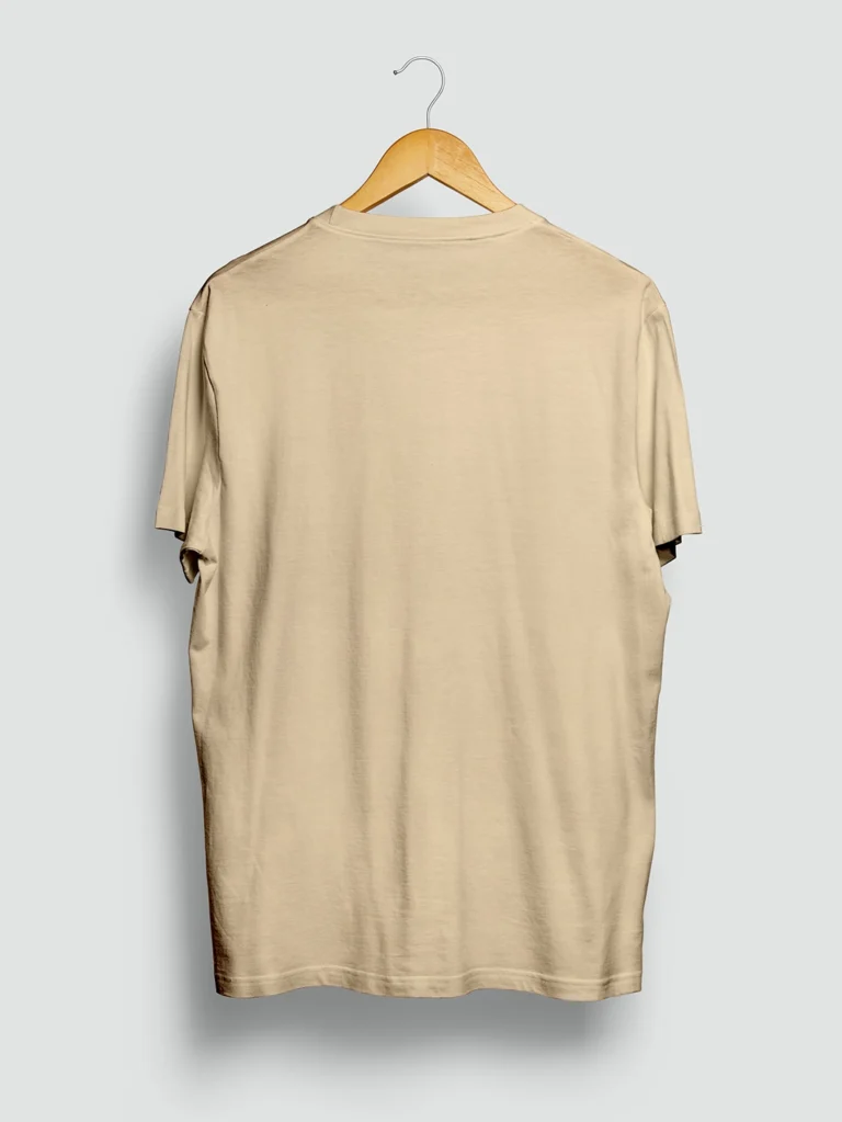 Beige Basic T-shirt_localbuddys