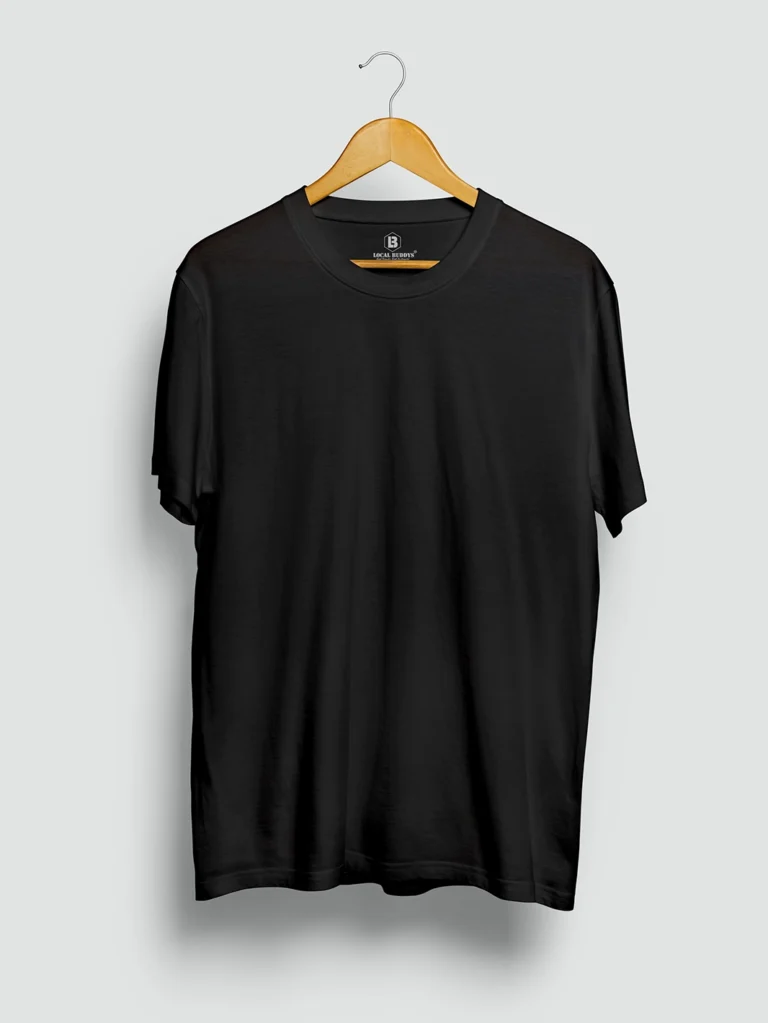 Black Basic T-shirt_localbuddys