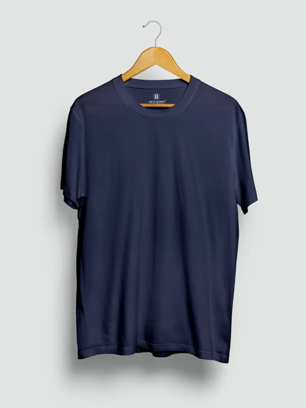 Navy Blue Basic T-shirt