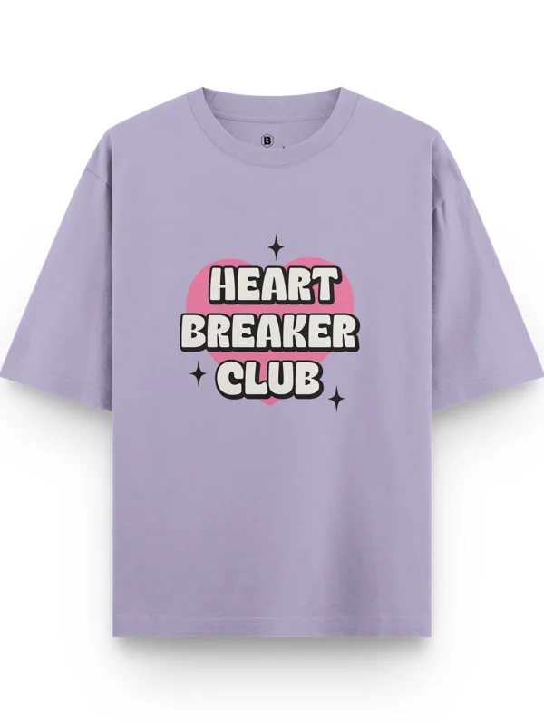 Heart Breaker Club Oversized T-Shirt - Image 1