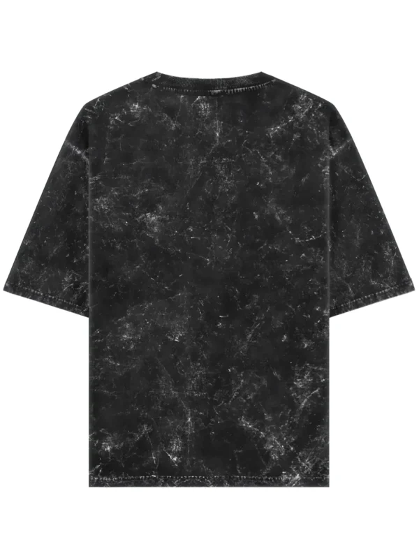 Black Acid Wash Oversized T-shirt - Image 2