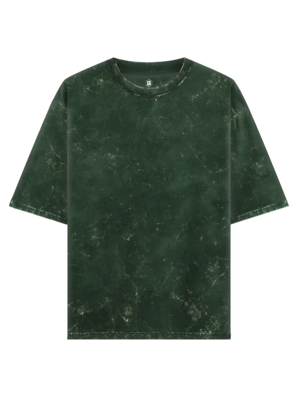 Green Acid Wash Oversized T-shirt - Image 1