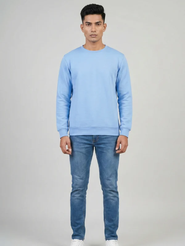 Men’s Baby Blue Sweatshirt - Image 3