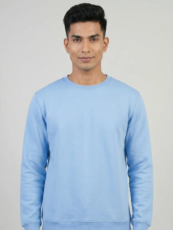 Men’s Baby Blue Sweatshirt - Image 7