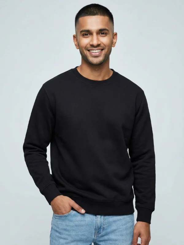 Men’s Black Sweatshirt - Image 1