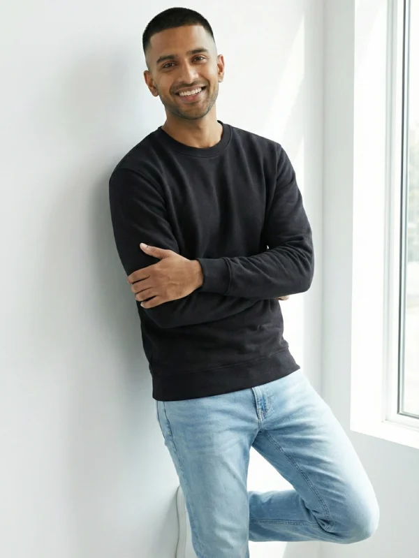 Men’s Black Sweatshirt - Image 7