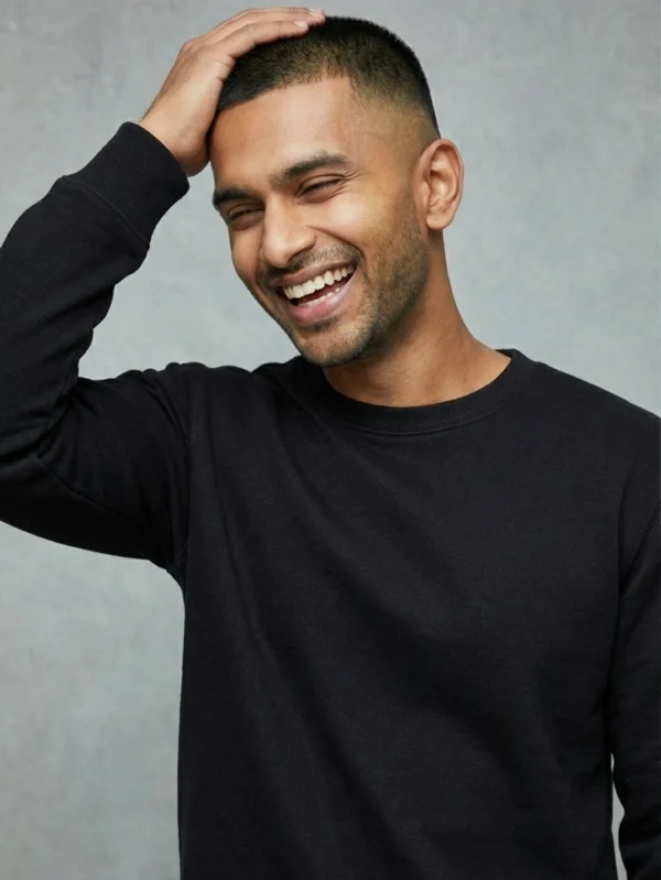 Men’s Black Sweatshirt - Image 8