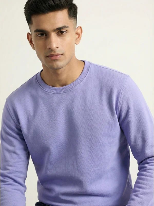 Men’s Lavender Sweatshirt - Image 7
