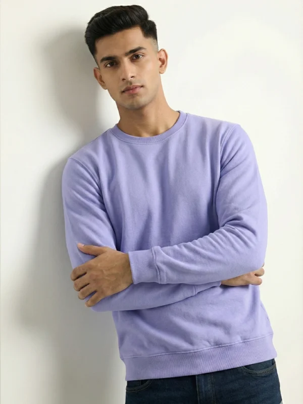 Men’s Lavender Sweatshirt - Image 1