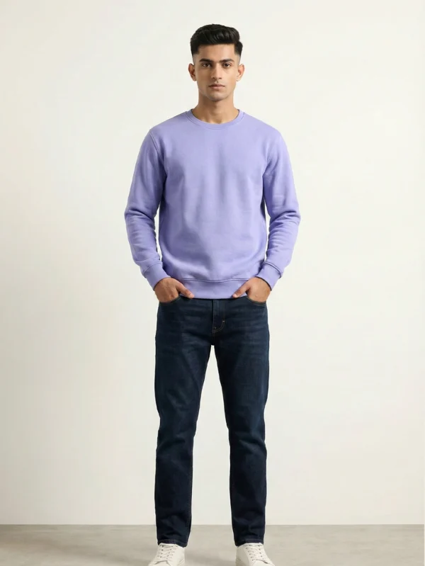 Men’s Lavender Sweatshirt - Image 3