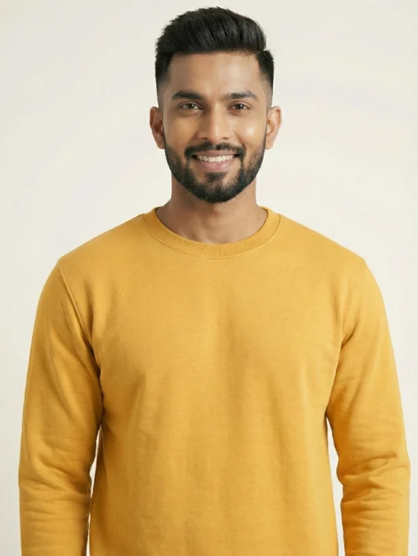 Men’s Yellow Sweatshirt - Image 4