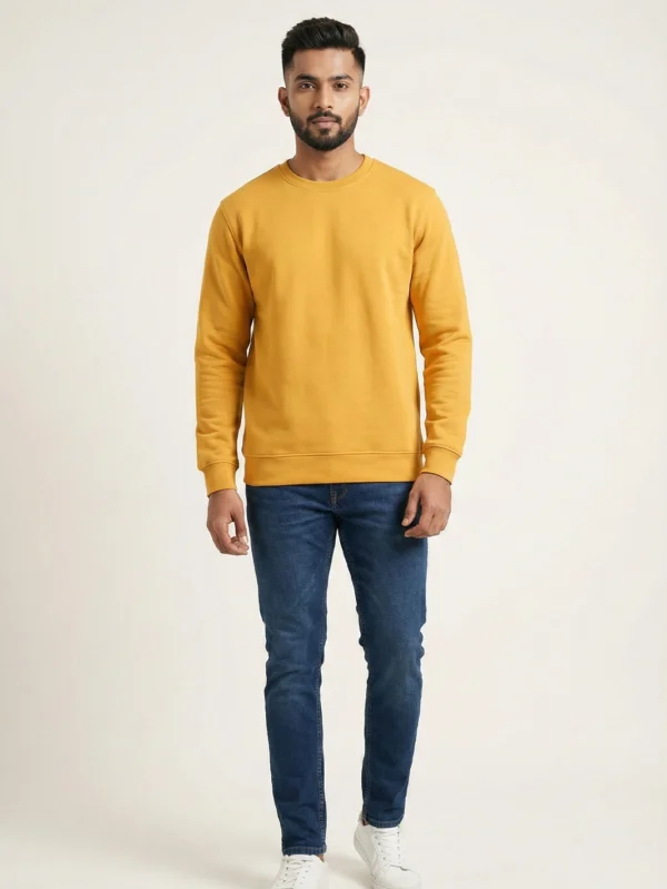 Men’s Yellow Sweatshirt - Image 3