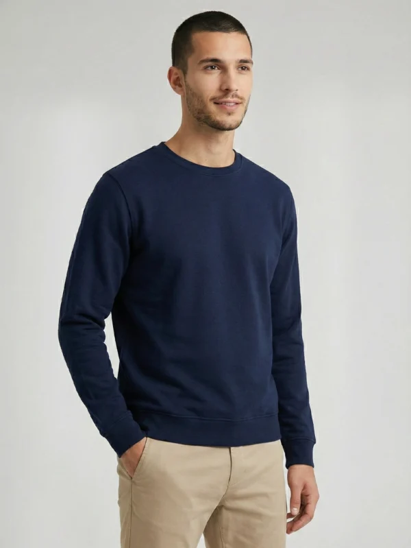 Men’s Navy Blue Sweatshirt - Image 7