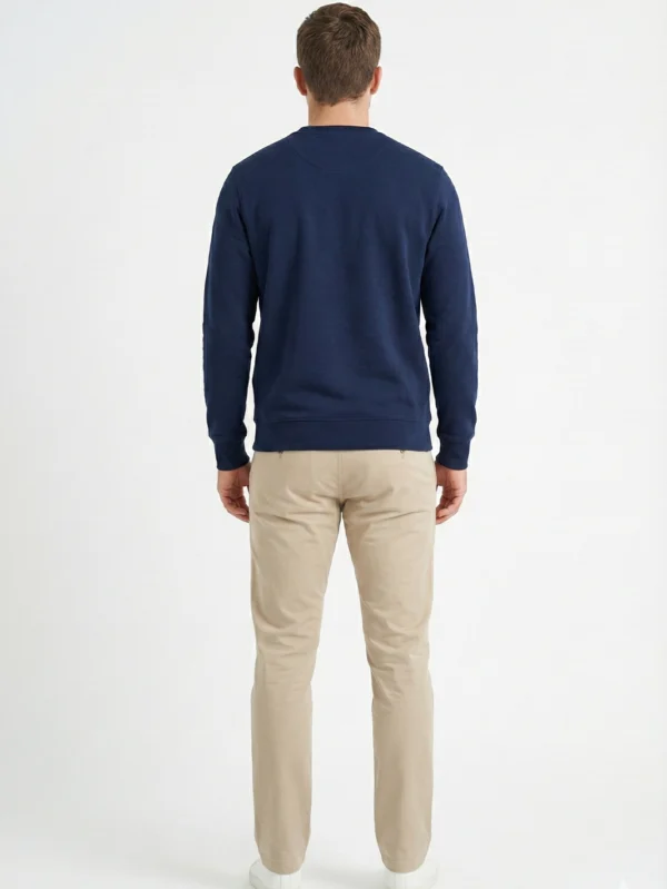 Men’s Navy Blue Sweatshirt - Image 3