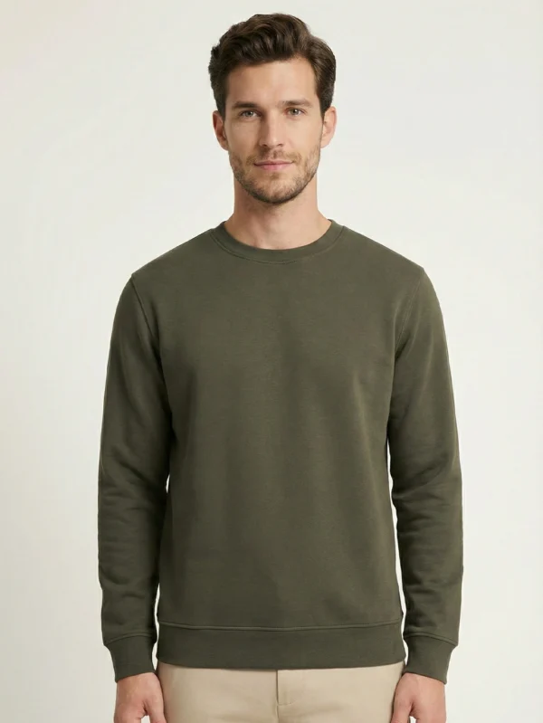 Men’s Olive Sweatshirt - Image 5