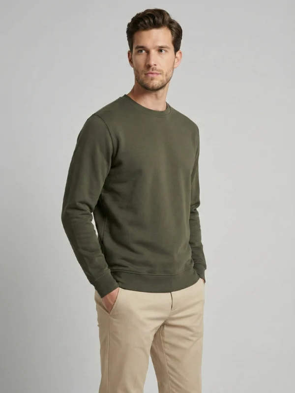 Men’s Olive Sweatshirt - Image 2
