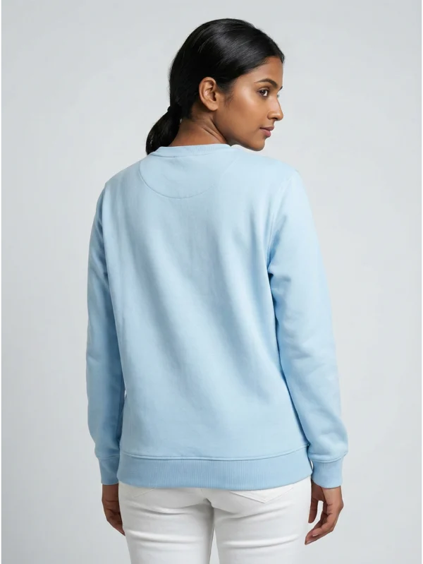 Women’s Baby Blue Sweatshirt - Image 4