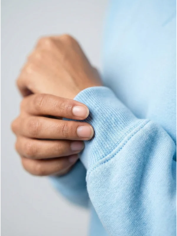 Women’s Baby Blue Sweatshirt - Image 5