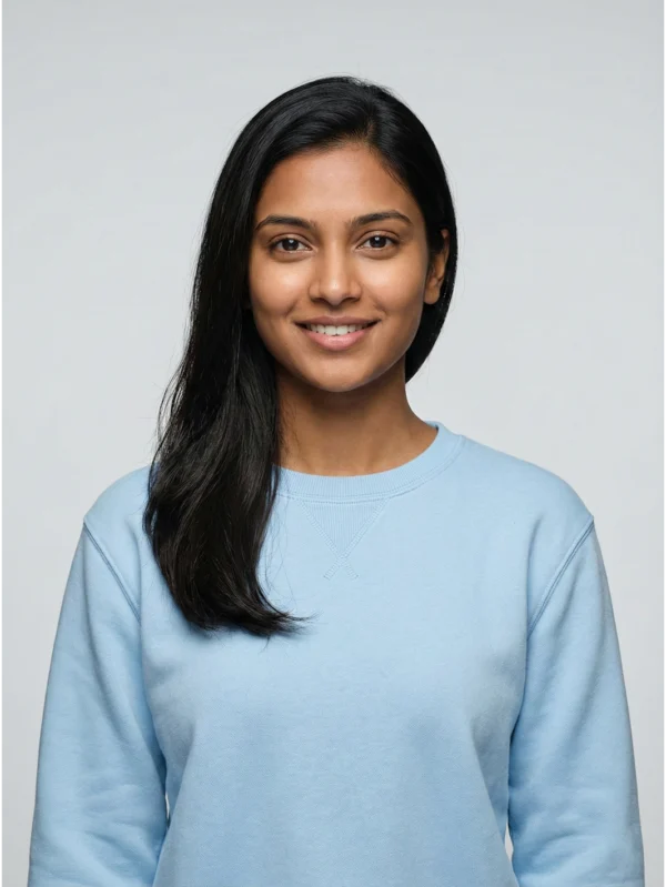 Women’s Baby Blue Sweatshirt - Image 7