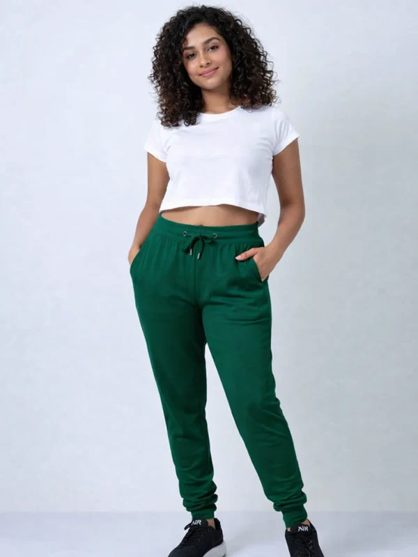 Women's Green Joggers - Image 1