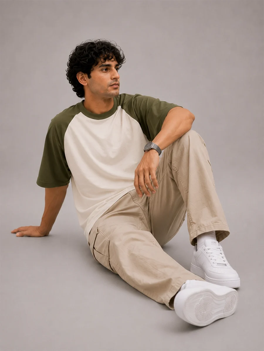 Olive green off white oversized reglan tees_localbuddys_01