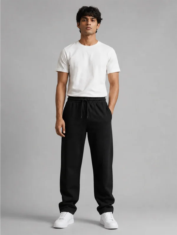 Men's Black Sweatpants - Image 1
