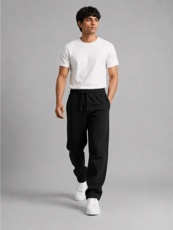Men's Black Sweatpants - Image 4