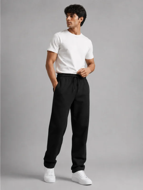 Men's Black Sweatpants - Image 2