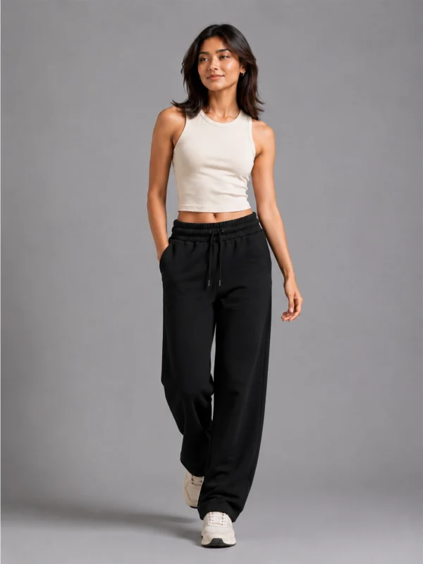 Women’s Black Sweatpants - Image 4