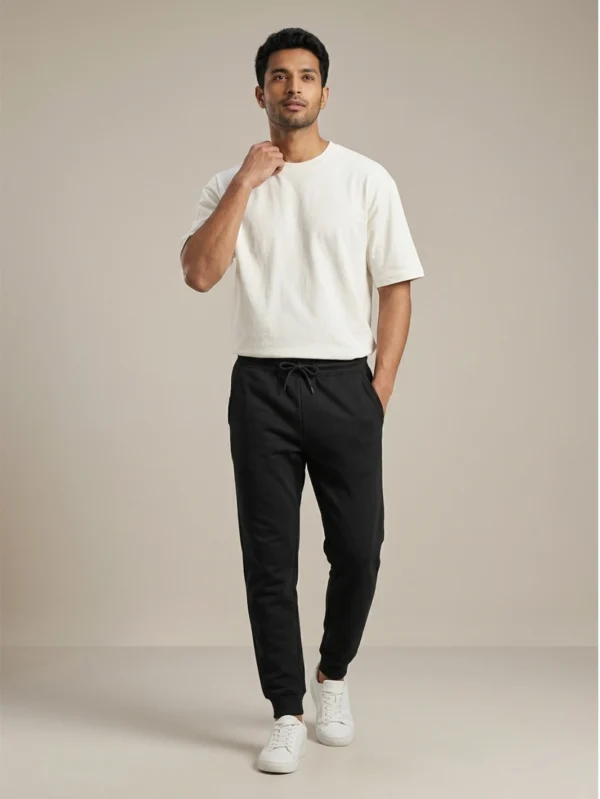 Men's Black Joggers - Image 2