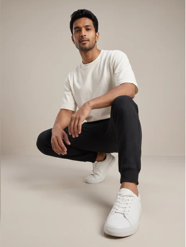 Men's Black Joggers - Image 4