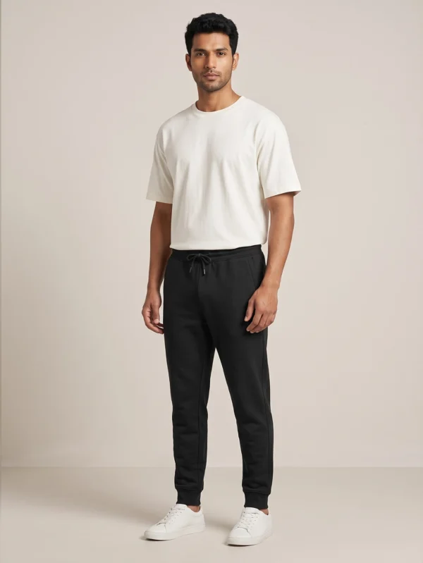 Men's Black Joggers - Image 1