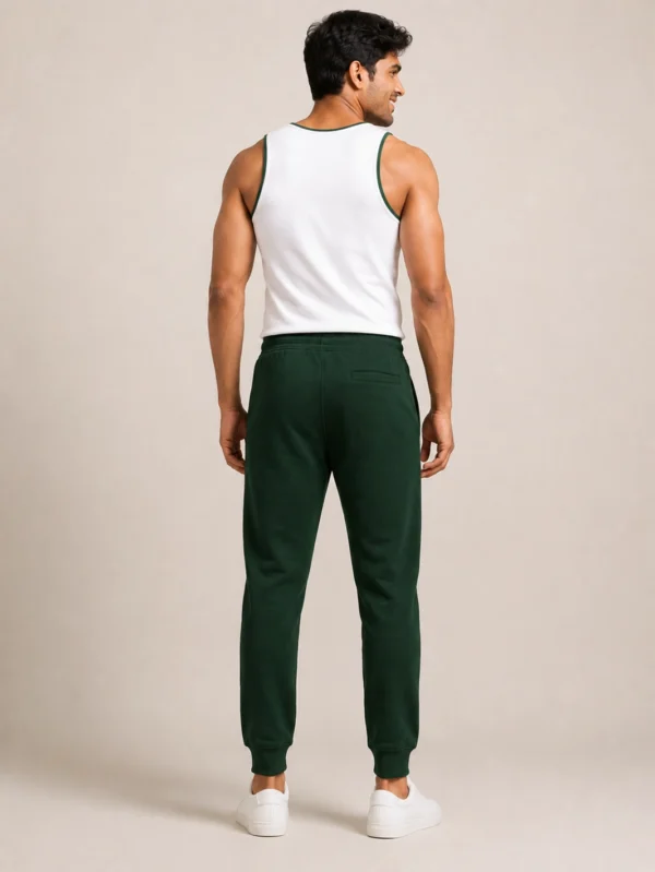 Men's Green Joggers - Image 3