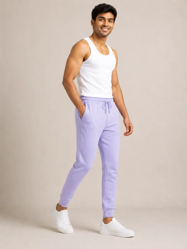 Men's Lavender Joggers - Image 2