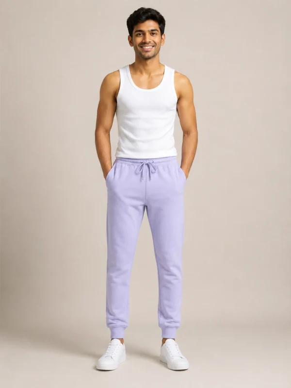 Men's Lavender Joggers - Image 1
