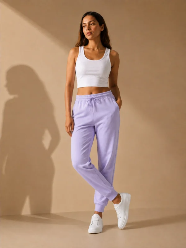 Women's Lavender Joggers - Image 1
