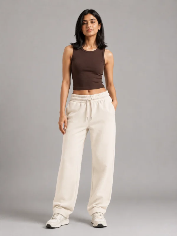 Women’s Off White Sweatpants - Image 2