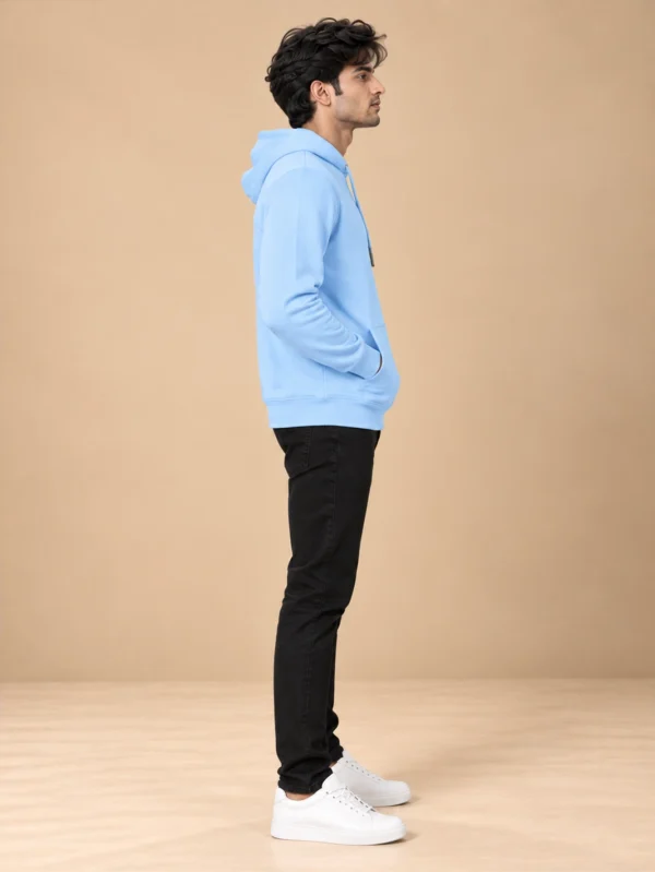 Men’s Baby Blue Hoodie - Image 2