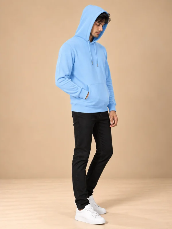 Men’s Baby Blue Hoodie - Image 4