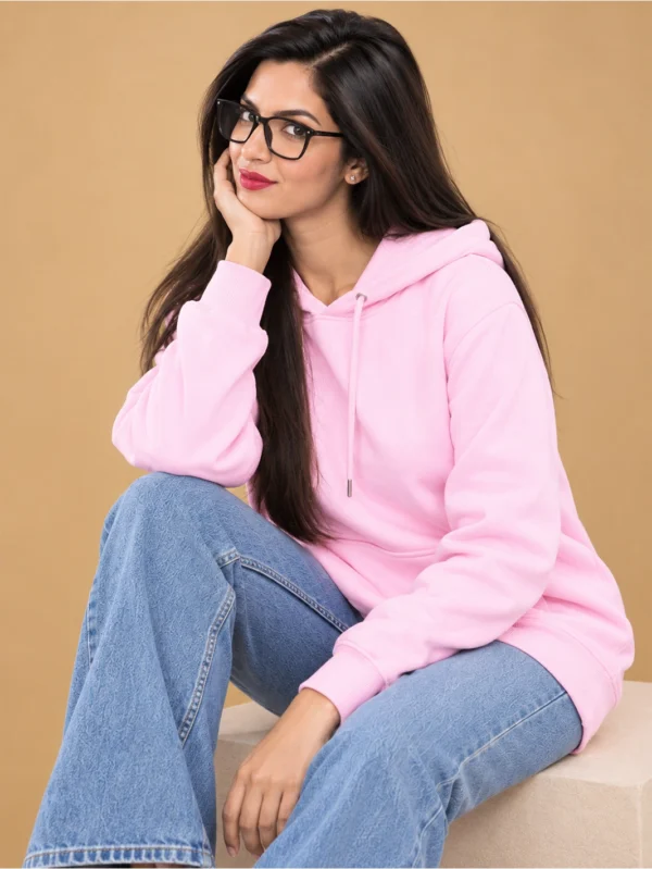 Women’s Baby Pink Hoodie - Image 4