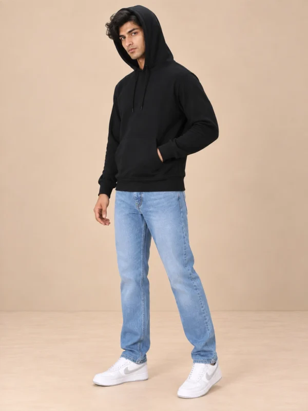 Men’s Black Hoodie - Image 2
