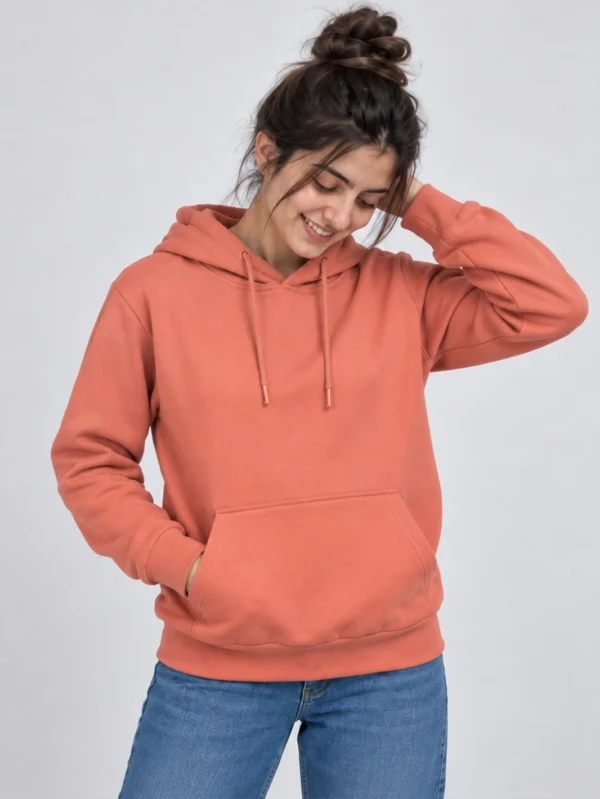 Women’s Coral Hoodie - Image 2
