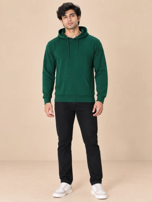 Men’s Green Hoodie - Image 2