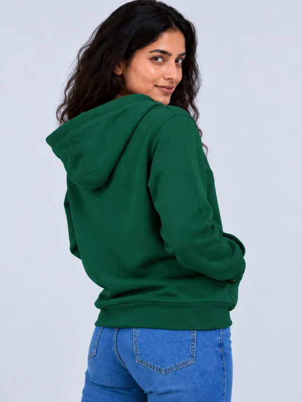 Women’s Green Hoodie - Image 2