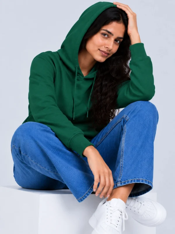 Women’s Green Hoodie - Image 5
