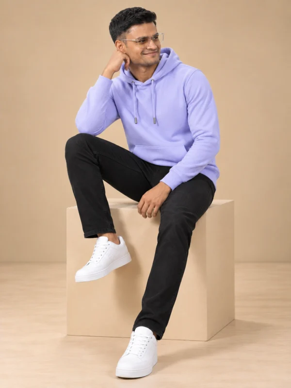 Men’s Lavender Hoodie - Image 4