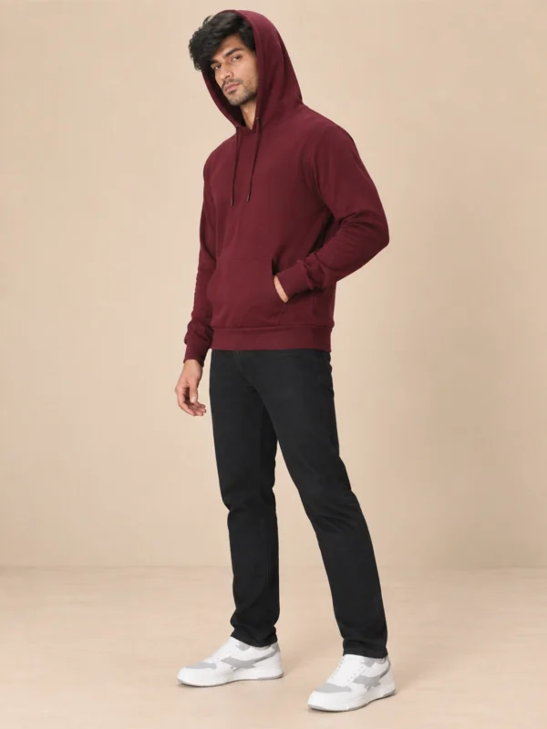 Men’s Maroon Hoodie - Image 4