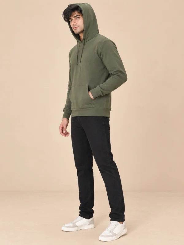 Men’s Olive Hoodie - Image 1