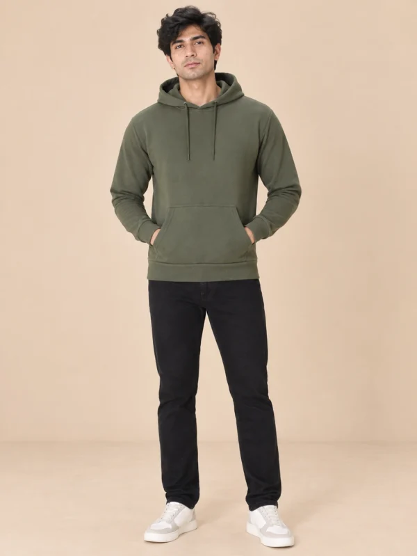 Men’s Olive Hoodie - Image 4